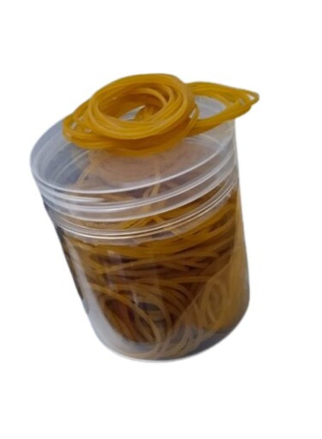 عبوة من 80 غرام من الأربطة المطاطية، قابلة للتمدد بنسبة 700%، متينة، لتنظيم المكتب، صنع في الصين. - Image 3